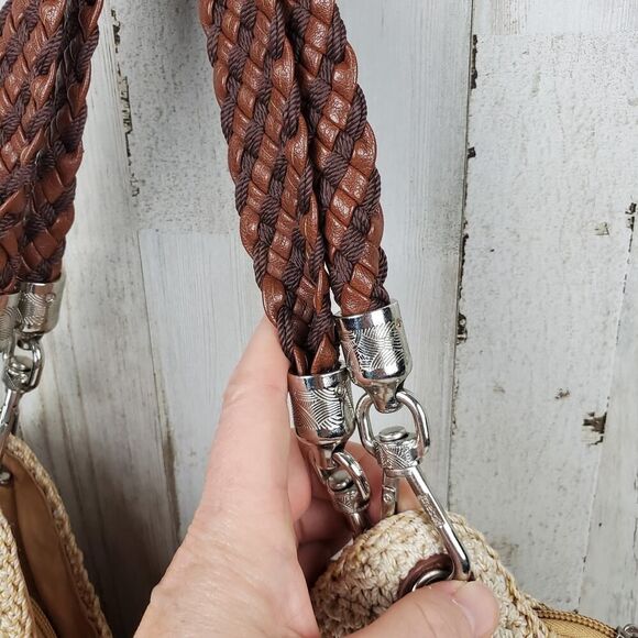 The Sak Hobo Crocheted Bag Tan Striped - Picture 6 of 10